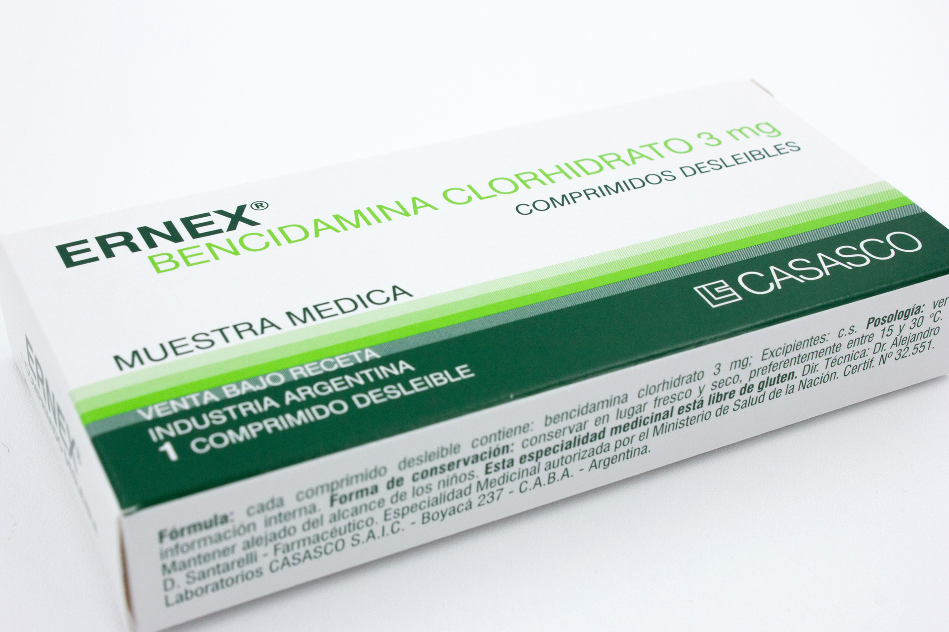 Packaging farmacéutico horizontal
