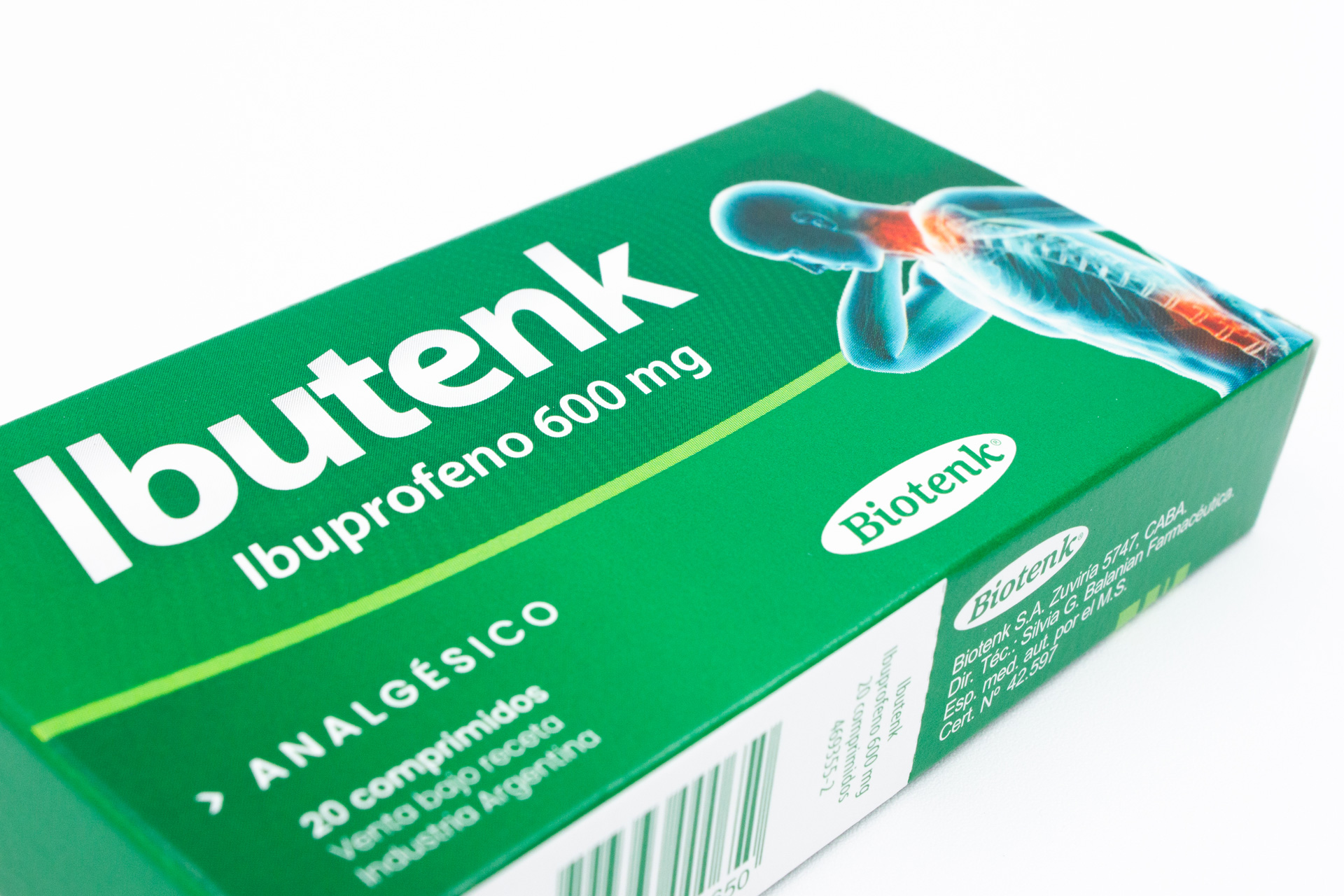 Envase farmacéutico horizontal