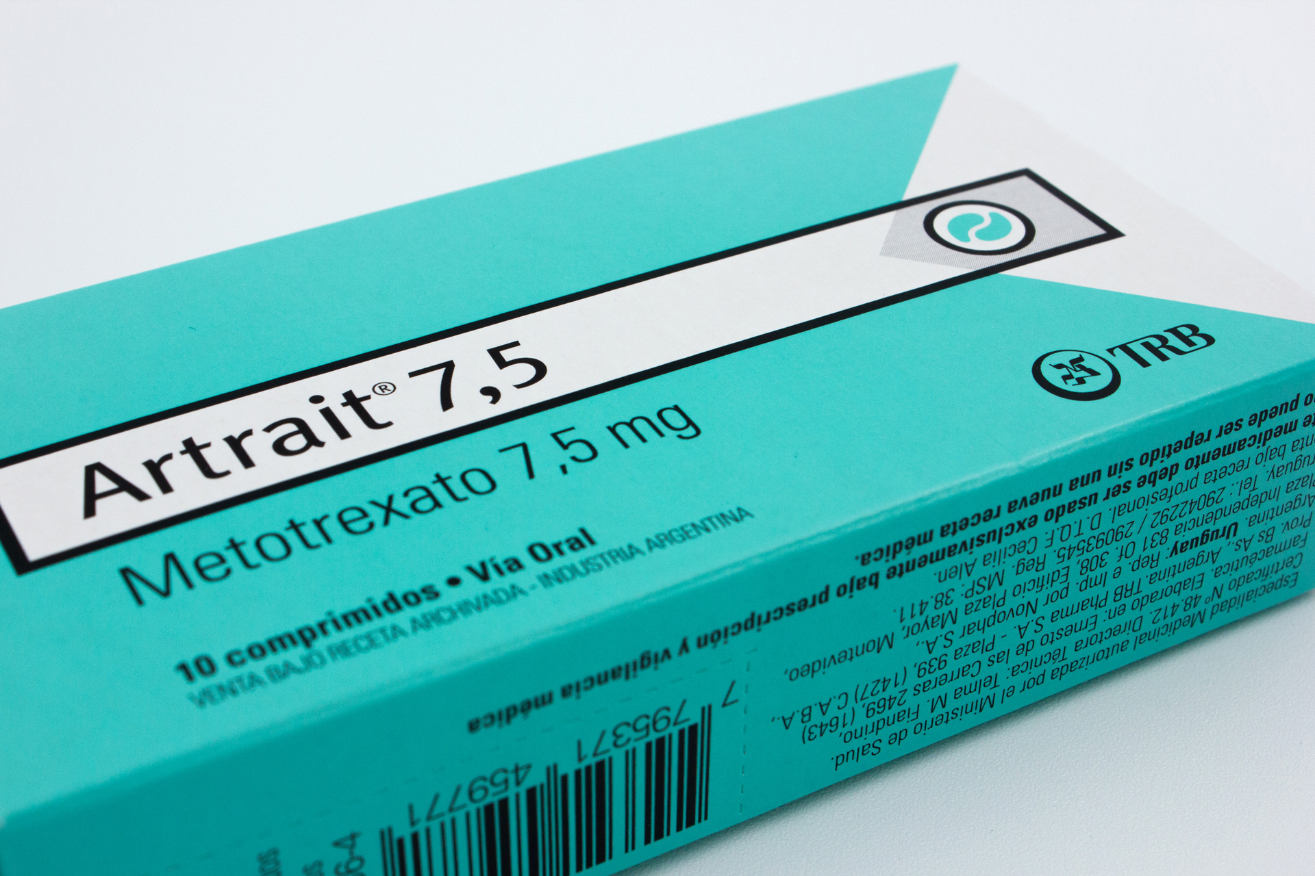 Caja farmacéutica horizontal